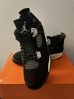 Jordan Air Jordan 4 Retro White Thunder Black/White/Black Nubuck FQ8138-001