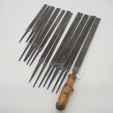 Nicholson Files 15 Pc Mix Lot Mill / Bastard Various Sizes Conditions USA Vtg