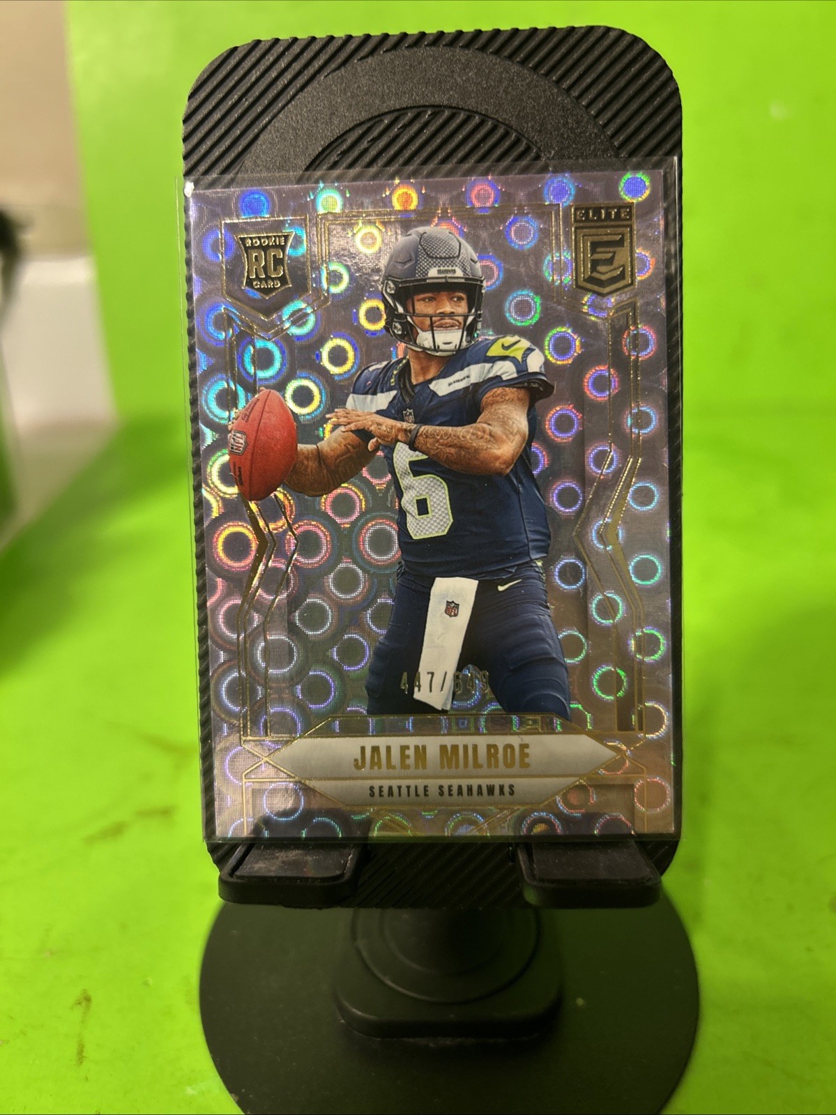 2025 Panini Donruss Elite - Jalen Milroe #131 Lavender Pyramids /649