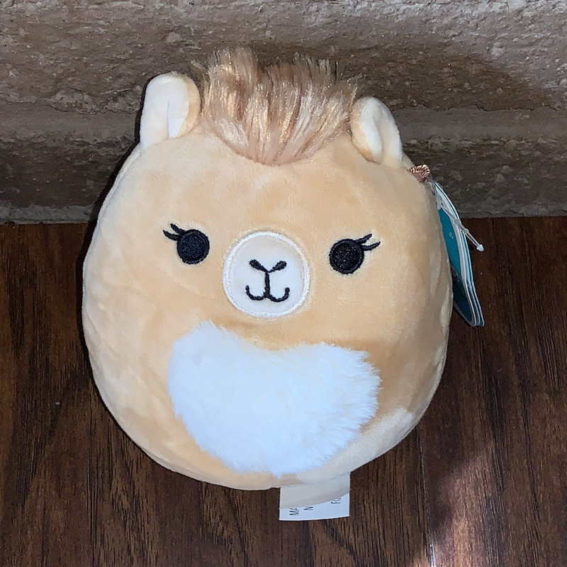 Squishmallows Rahima Llama Plush Toy Small 6in Tan/White, with tag