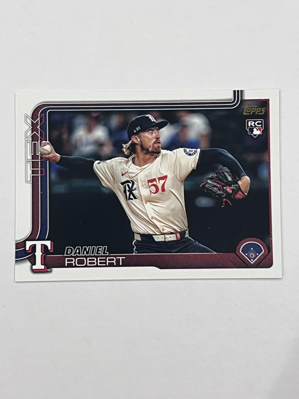 2025 Topps Update #US304 Daniel Robert Golden Mirror Variations - SSP - RC