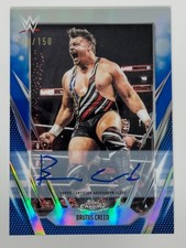 Brutus Creed AUTO BLUE REFRACTOR /150 2026 Topps Chrome WWE #BCA-BRC