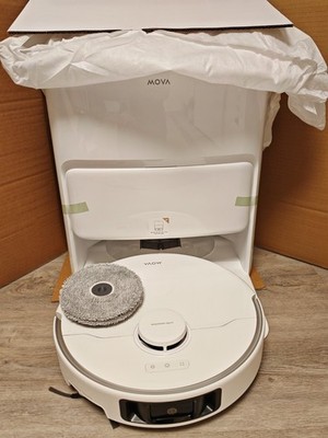 MOVA P50 Ultra Staubsaugerroboter mit Wischfunktion, Selbstreinigung, Weiß
