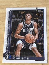 max christie 2025 Topps #174 Dallas Mavericks