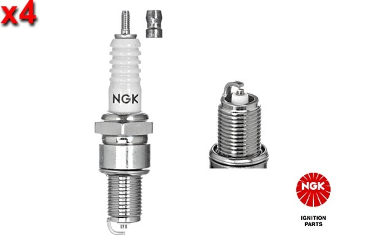NGK 4x Spark Plug For BMW DAIMLER HYUNDAI ISUZU JAGUAR LAND ROVER 61-04 5962.S7