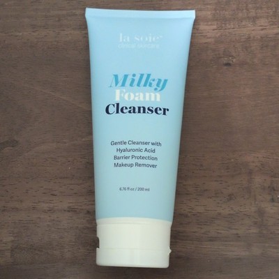 La Soie Clinical Skincare Milky Foam Cleanser Hyaluronic Makeup Remover 200ml