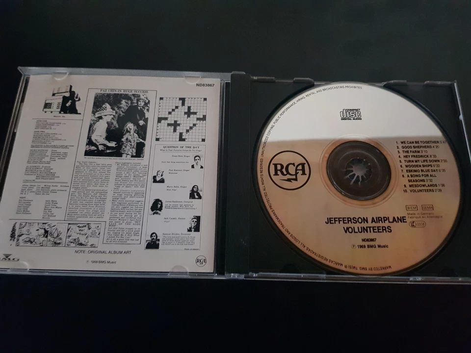 Jefferson Airplane – Volunteers (CD, NM-) - Bild 3 von 3