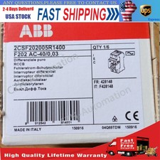 one new abb F202 AC-40/0.03 Residual current protector fast Ship US Free TAX