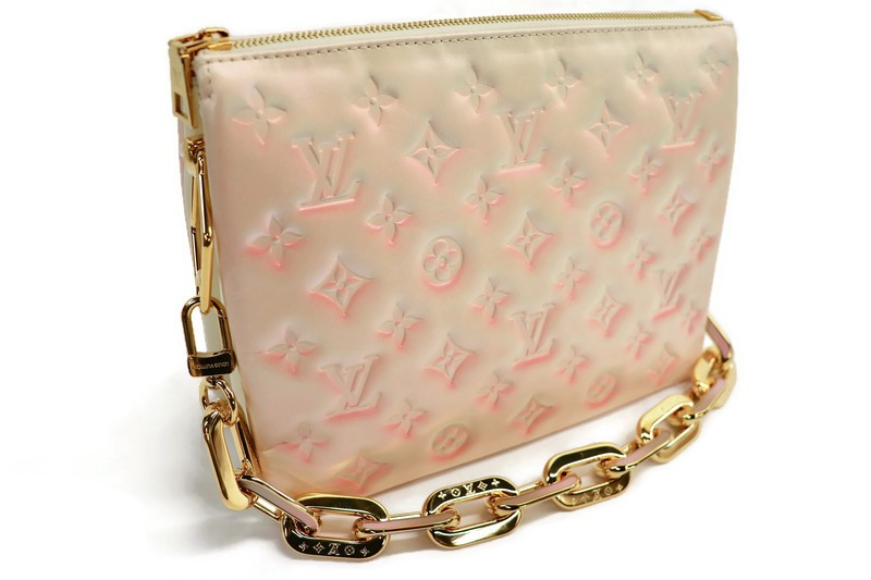 LOUIS VUITTON - Pink Pearlescent MILKY WAY COUSSIN PM Bag w