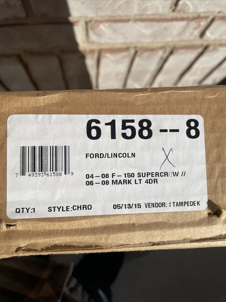 Deflector de viento lateral Stampede 6158-8 Tape-Onz 4 piezas. Se adapta a 04-08 F-150 y Mark LT Foto 2 de 3