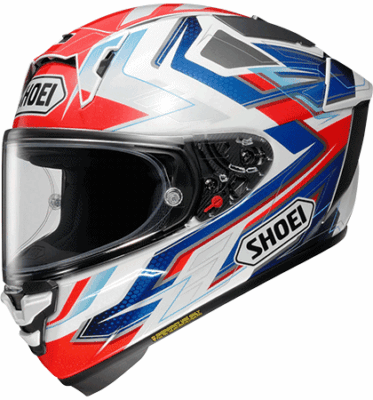 SHOEI X-Fifteen ESCALATE TC-10 サイズ：L 美品❗️ Shoei X-Fifteen Helmet X-15 Escalate TC-10 Red/Blue/White [S