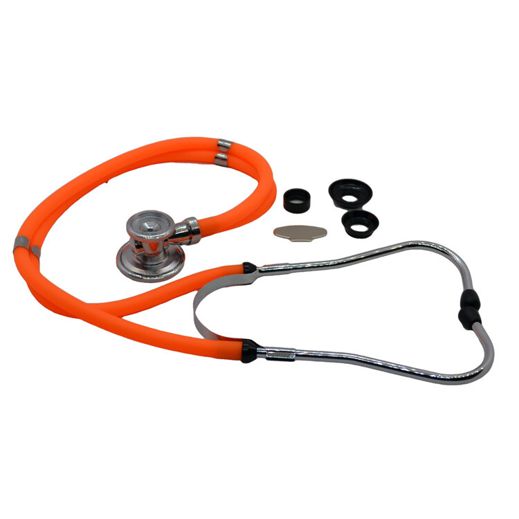 Doctors Sprague Rappaport Stethoscope  cardiology + respiratory Orange Tube