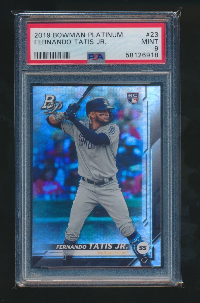 FERNANDO TATIS JR. 2019 BOWMAN PLATINUM PSA 9 MINT | eBay