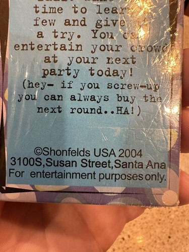 52 Wild Party Pranks by Shonfelds Card Deck - New And Unopened 2004 - Picture 10 of 14