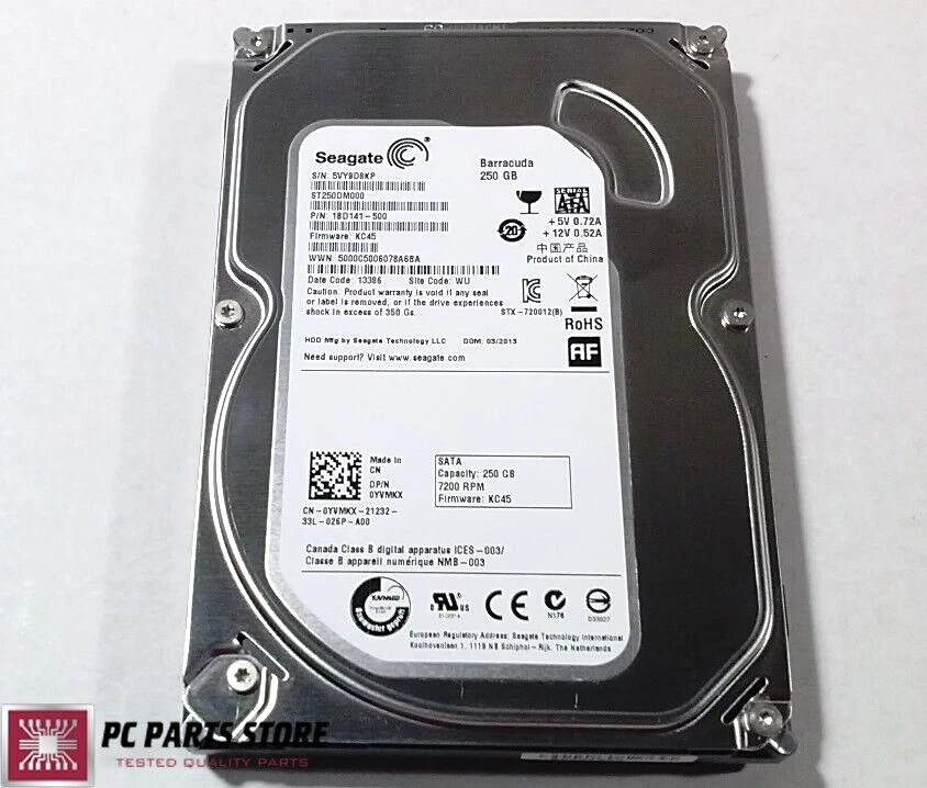 Seagate 250GB Internal Hard Disk Drives for sale | eBay