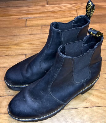 Dr. Martens Rometty Wyoming Leather Platform chelsea Boots Womens Sz 11  NJ004