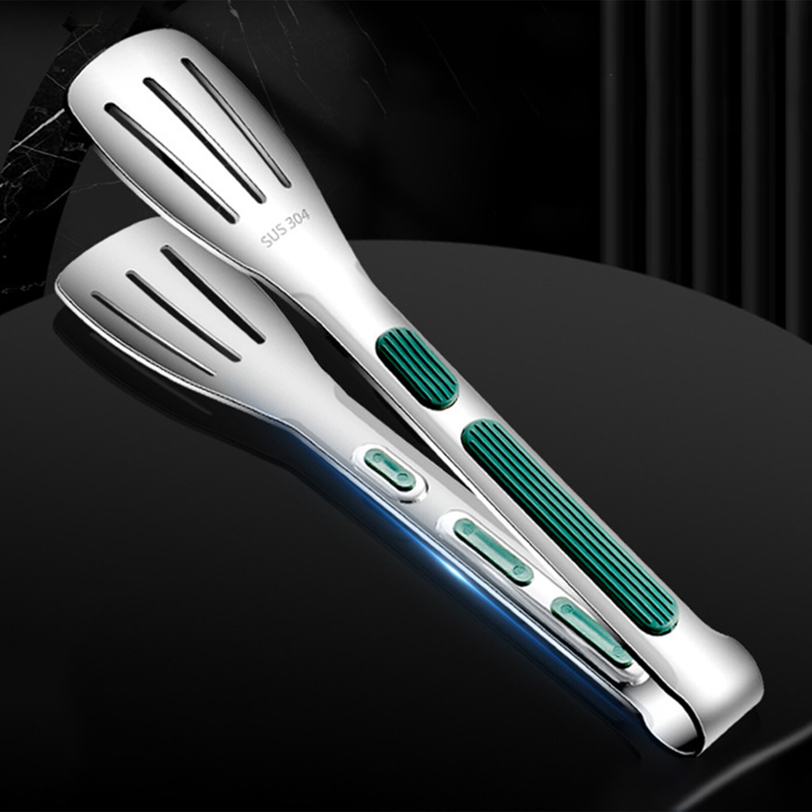 BBQ Food Tong Easy To Clean Grill Clip Steak Frying Clamp Kitchen Tool