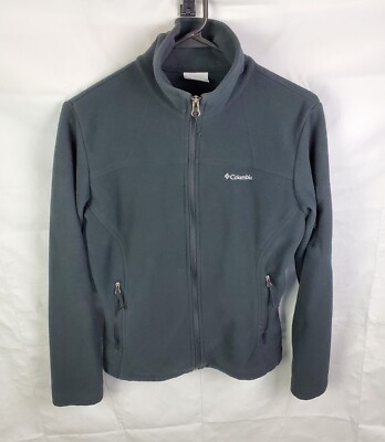 Columbia Jacket Women's M Black Fast Trek II Full Zip Fleece
