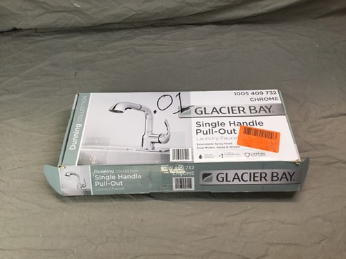 Glacier Bay Dunning Pull Out Laundry Faucet w/ Dual Spray Chrome 1005409732 - Picture 14 of 22
