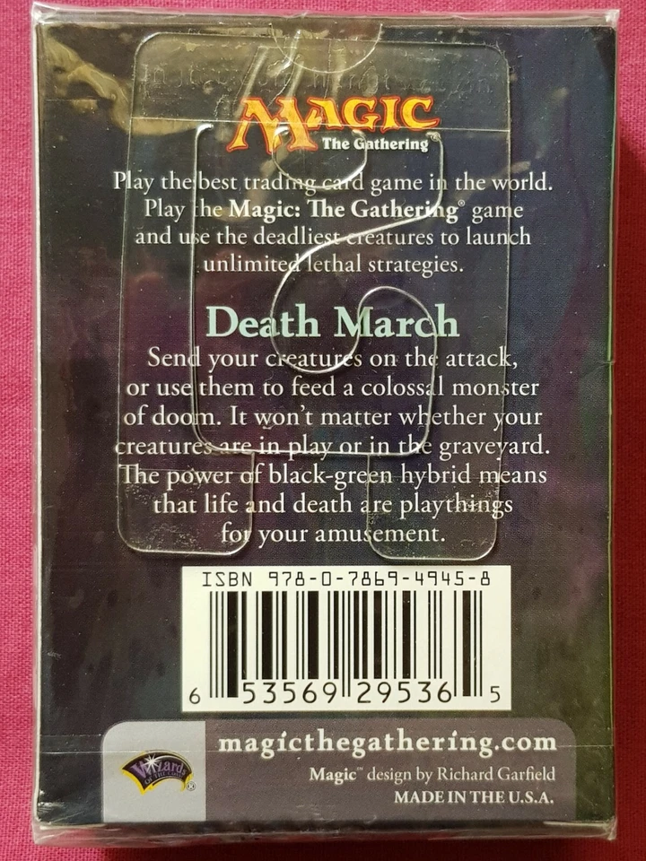 Magic The Gathering EVENTIDE DEATH MARCH New Sealed Theme Deck MTG - Image 2 of 2