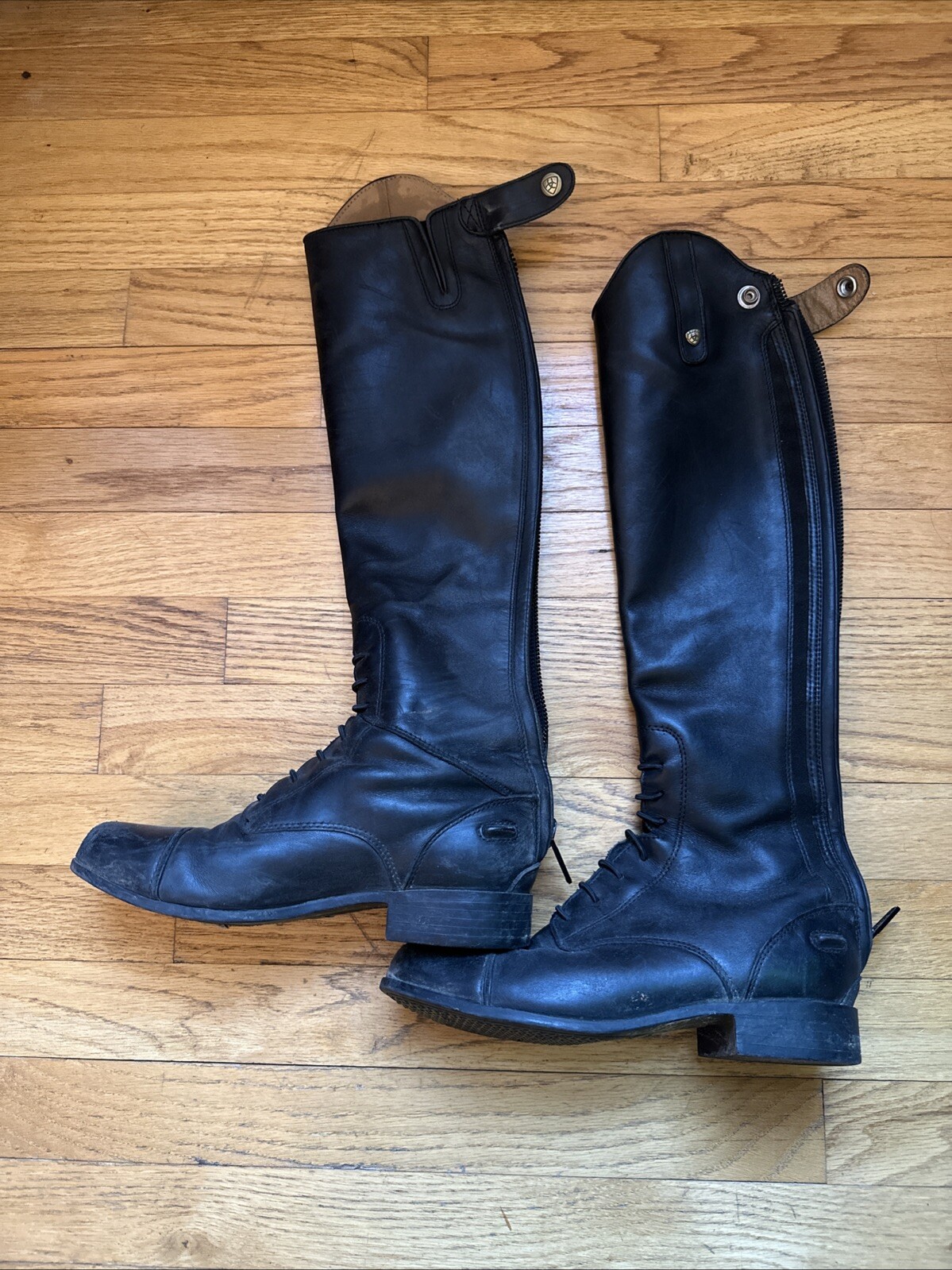 Ariat Youth Heritage Contour Field Zip Boots tall US 5/UK 4.STY# 10015484. Used