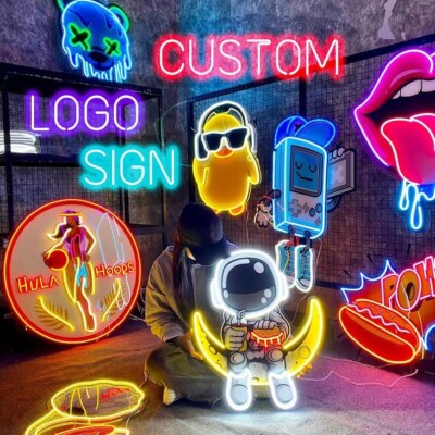 Any Text HERE Any Name Custom Made Customize Personalized LED Neon Light Sign