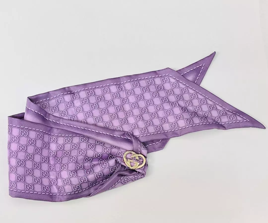 Beauté GUCCI foulard 260744 violet femme mode authentique du Japon
