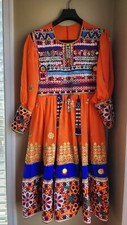 Traditional Afghani handmade embroidered dress  Afghani Kochi Dress