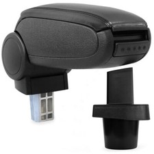 Armlehne Mittelarmlehne Leder Bezug für Toyota Yaris XP9 2006-2010 Schwarz