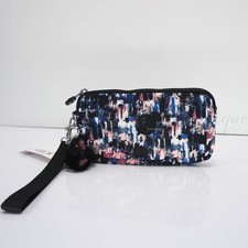 Kipling Lowie Bolsa Cartera Muñequera Poliéster KI4504 Pinceladas Multi $49 Nuevo con Etiquetas