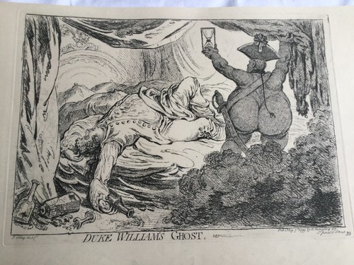 James Gillray: Duke William's Ghost