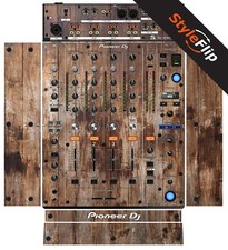 Pioneer DJM-750 MK2 Wood 1 Protective Decal StyleFlip Skins