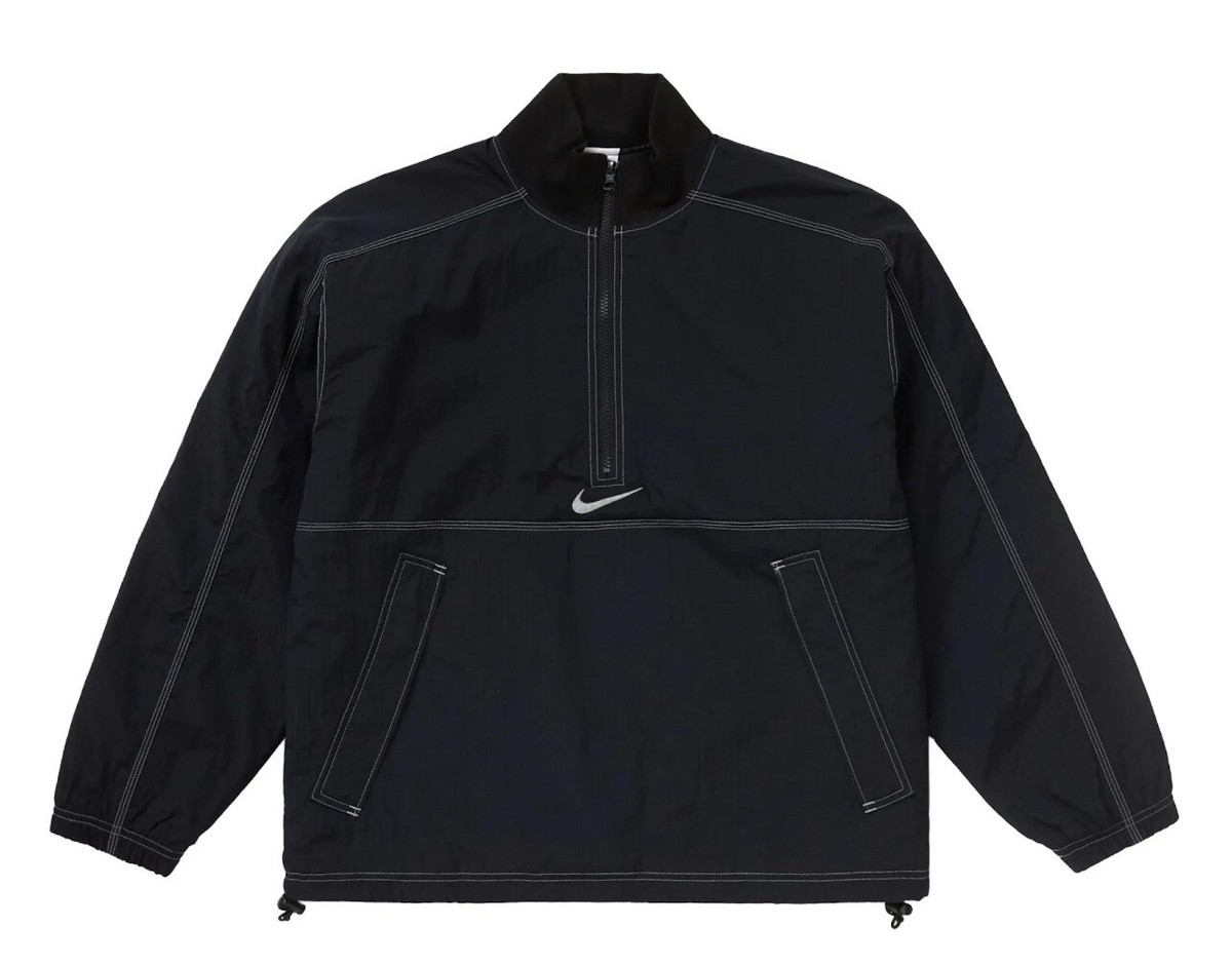 In-Hand Supreme Nike Ripstop Pullover Black Size: Small | eBay In-Hand Supreme Nike Ripstop Pullover Black Size: Small | eBay