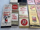 Matchbook Covers Mixed Lot Of 22 Vintage Coke Hunts Michelob Hamms Etc