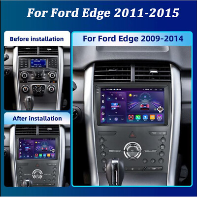 For Ford Edge 2011-2015 Android 13.0 Radio Apple CarPlay GPS Navigation Wifi 9''