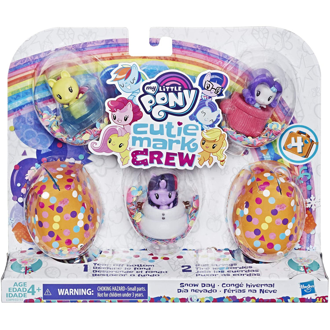 My Little Pony Hasbro Snow Day 5 Pack of Collectable Dolls New E0193