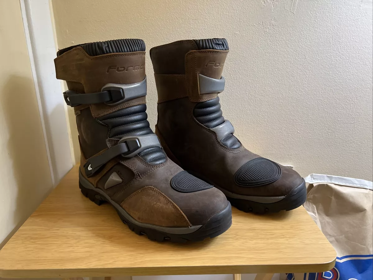 Botas para moto ADV Low, Forma Boots, Cafe