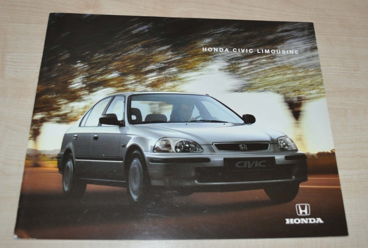 1996 1997 Honda Civic Limousine Brochure Prospekt DE | eBay