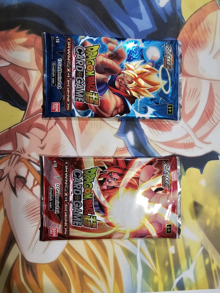 dragon ball dawn of the z legends booster box Super Pack x1 2 types of GDRs will be included (4 Packs) Dragon Ball Super