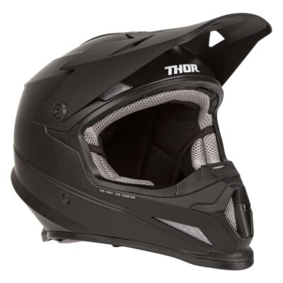 Thor Sector Matte Black Dirt Bike Helmet - Size Small (S) | Off