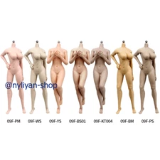 JIAOU DOLL JOQ-09F 1/6 Super Flexible Seamless Big Bust Female Body Figure Toy