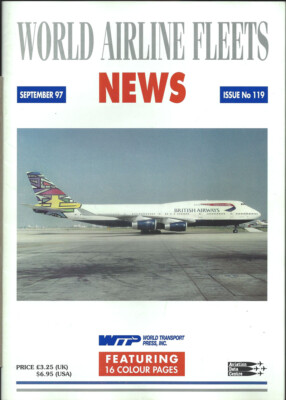 World Airline Fleets News 9/97 [1034] Buy 4+ save 50%