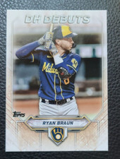 2021 TOPPS SERIES 2 RYAN BRAUN DH DEBUTS #DHD-10 BREWERS