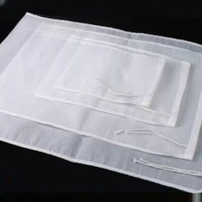 UK 100 Micron Hole Nylon Filter Bag Reuseable Thick Straining Mesh filter bag