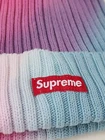 SS19 Supreme Teint Beanie Rose Tie Dye Chapeau Petite Boîte Logo Made In Korea