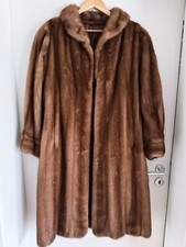 Nerz Pelz Mantel Nerzmantel SAGA MINK SELECTED Top Qualität NP 6000 DM Gr. M