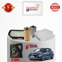 Inspektionskit Filter Und ÖL X Hyundai I30 1.6 Crdi 100KW 136CV 2012->