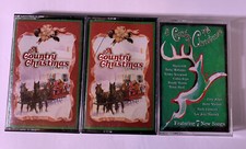 Country Christmas Cassette Tape Lot - 3 Tapes