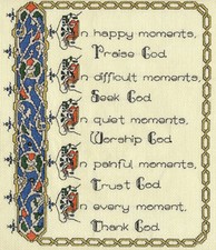 Thank God -  Counted Cross Stitch Chart by Pegasus Originals, Inc.