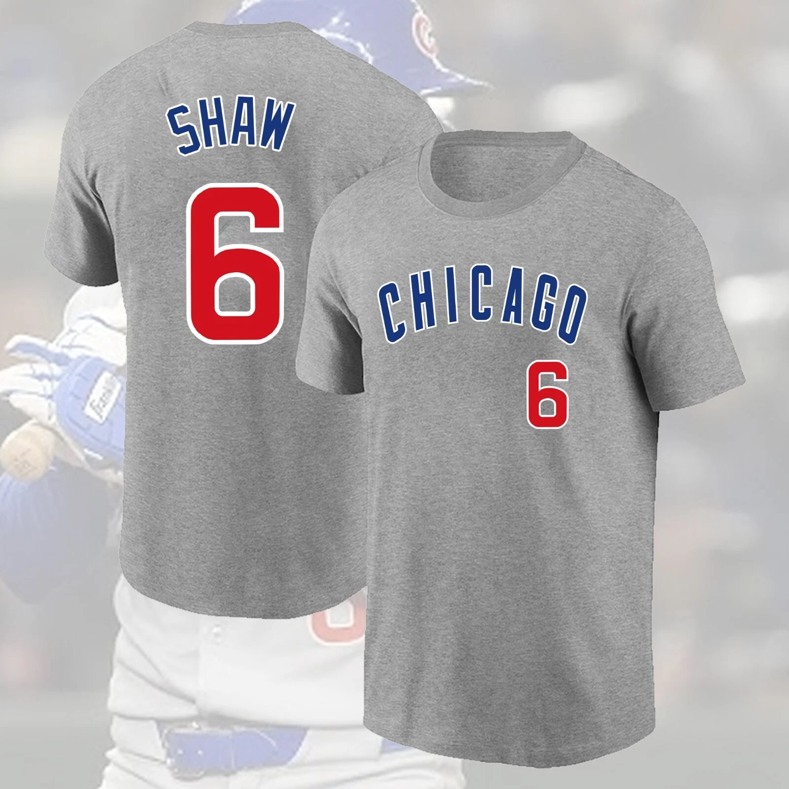 Matt Shaw #6 Chicago Baseball 2025 Player Name & Number FAST Ship